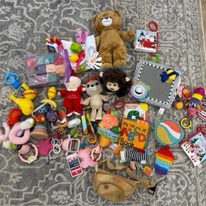 Vibrant Plush and Puzzle Toy Set for Kids